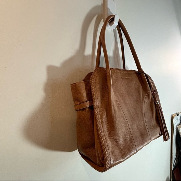 AIMEE KESTENBERG Leather Shoulder Handbag Purse Satchel Multiple Pockets Bag - Picture 8 of 16